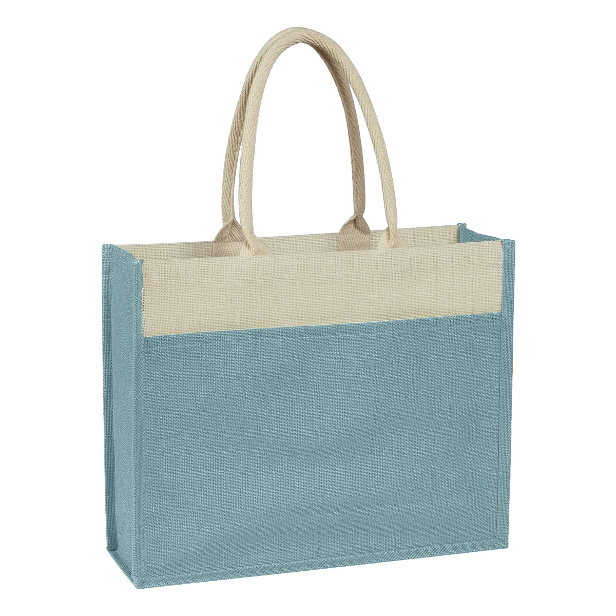 Jute Shopping Bag with handy pockets