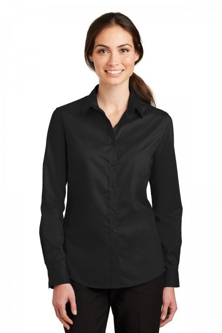 Port Authority Ladies Concept 3/4-Sleeve Soft Split Neck Top Online Store